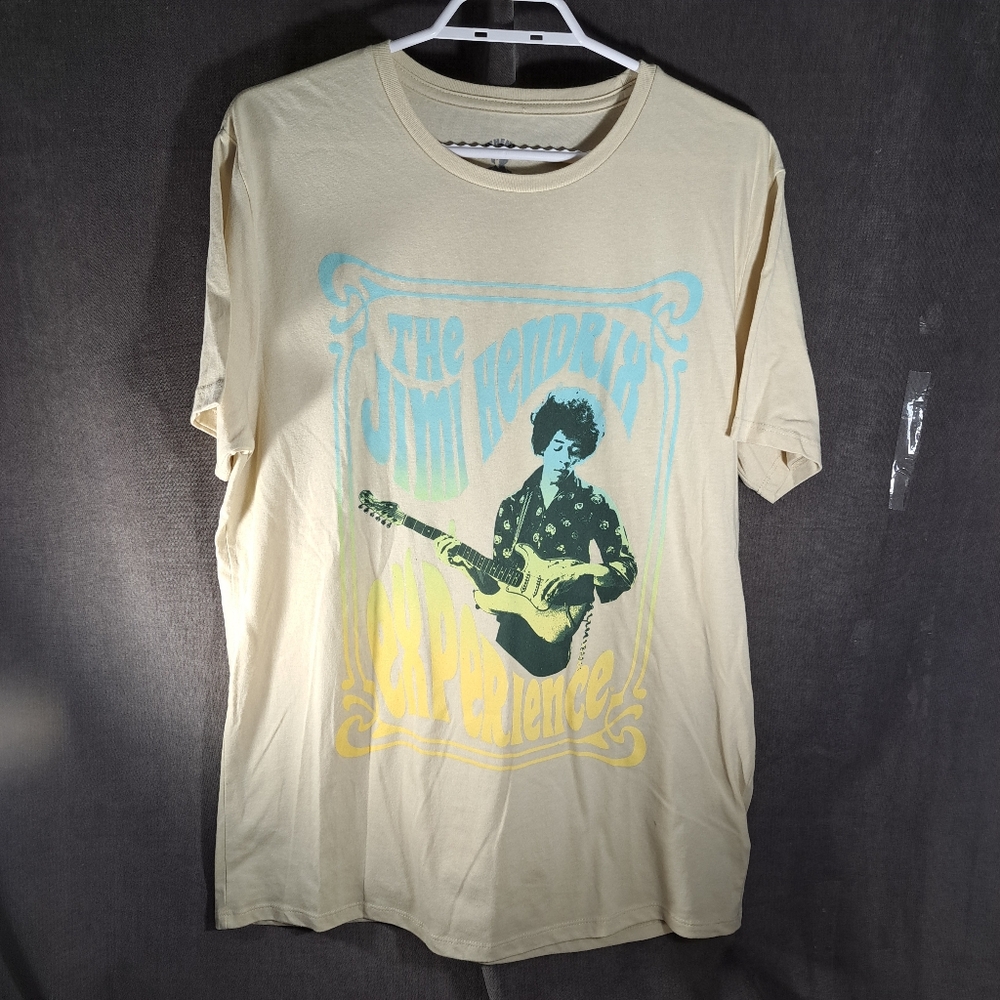 Jimi Hendrix Experience Beige Graphic Tee
